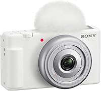 Vista 2 de Sony Cámara de vlogging ZV-1F, paquete blanco con kit de accesorios para vlogger ACCVC1, kit de software Corel para PC, bolsa de hombro, kit