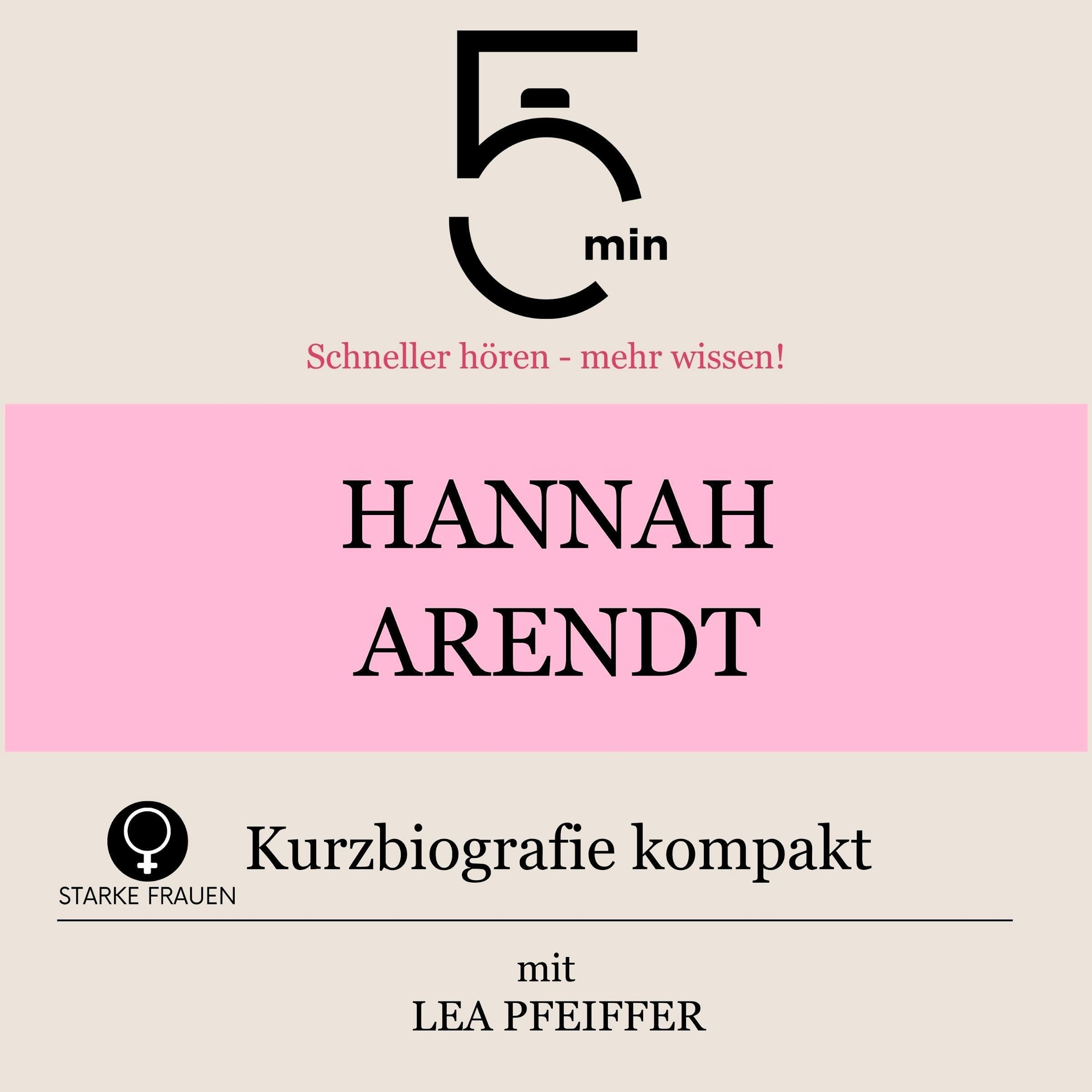 Cover art for Hannah Arendt - Kurzbiografie kompakt