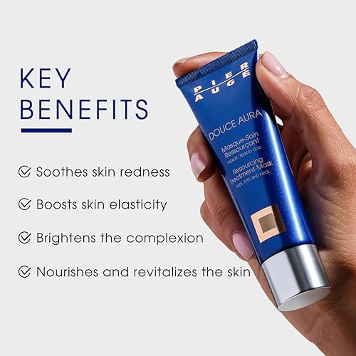 Miniatura 3 de Pier Auge - Máscaras faciales  Máscara facial Douce Aura  Mascarilla nocturna para piel brillante de cristal, resplandor e hidratante, reafirmante e