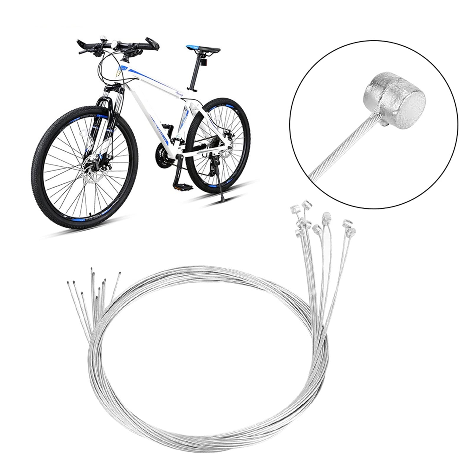 cyclingcolors 2x cable de frein vélo compatible avec Shimano Sram avant