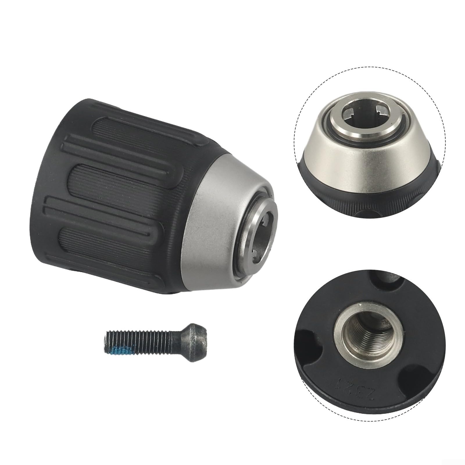 Portabrocas y tornillo de repuesto para taladros eléctricos DeWalt para DCD771 DCD777 DCD734 DCD776 DCD778 DW959K2 Construcción de metal