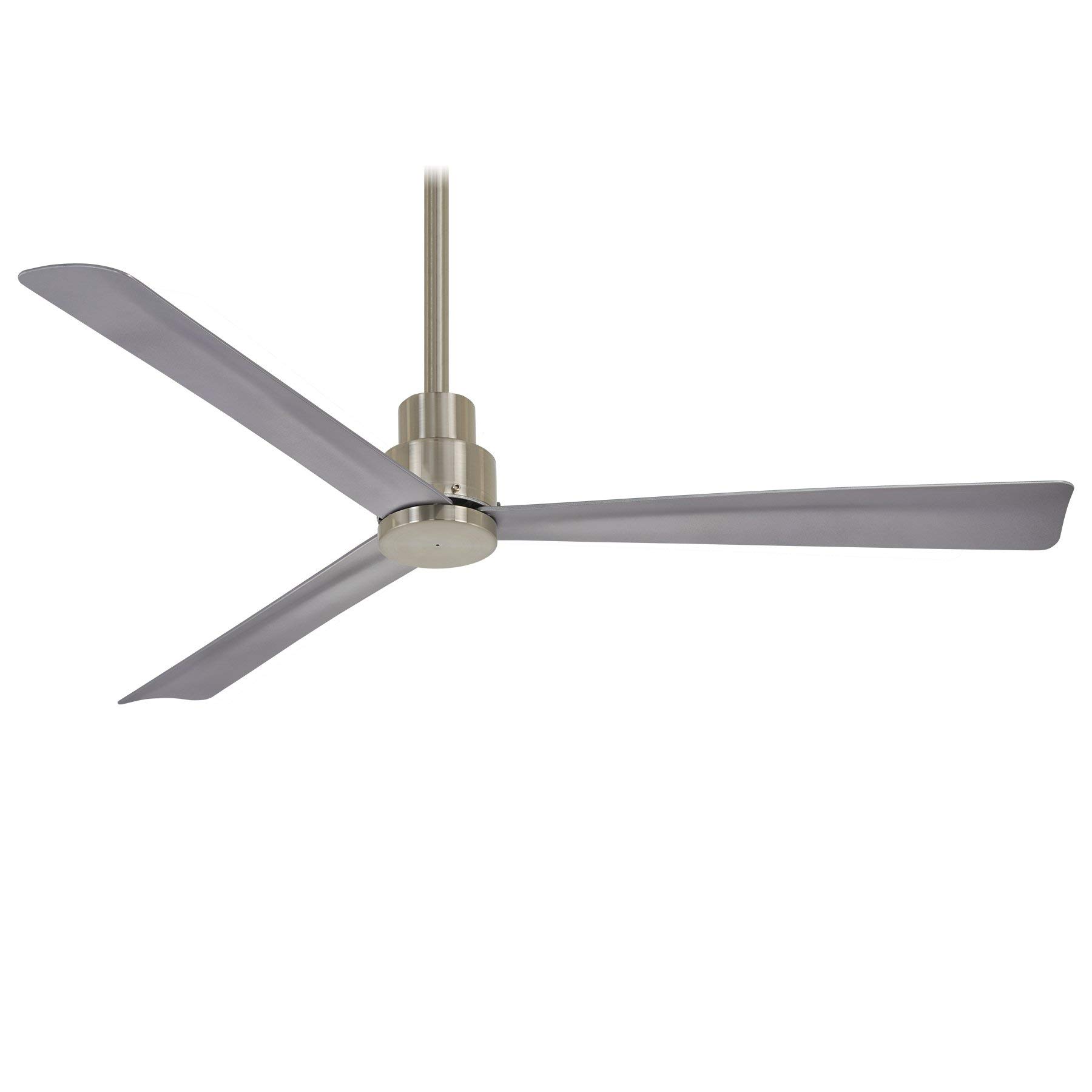 Buy Minka Aire Simple 52 in. Indoor/Outdoor Brushed Nickel Wet Ceiling