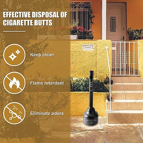 Sdsnte SDSNTE-2023712 Steel Cigarette Butt Receptacle Disposal Outdoor thumb #3