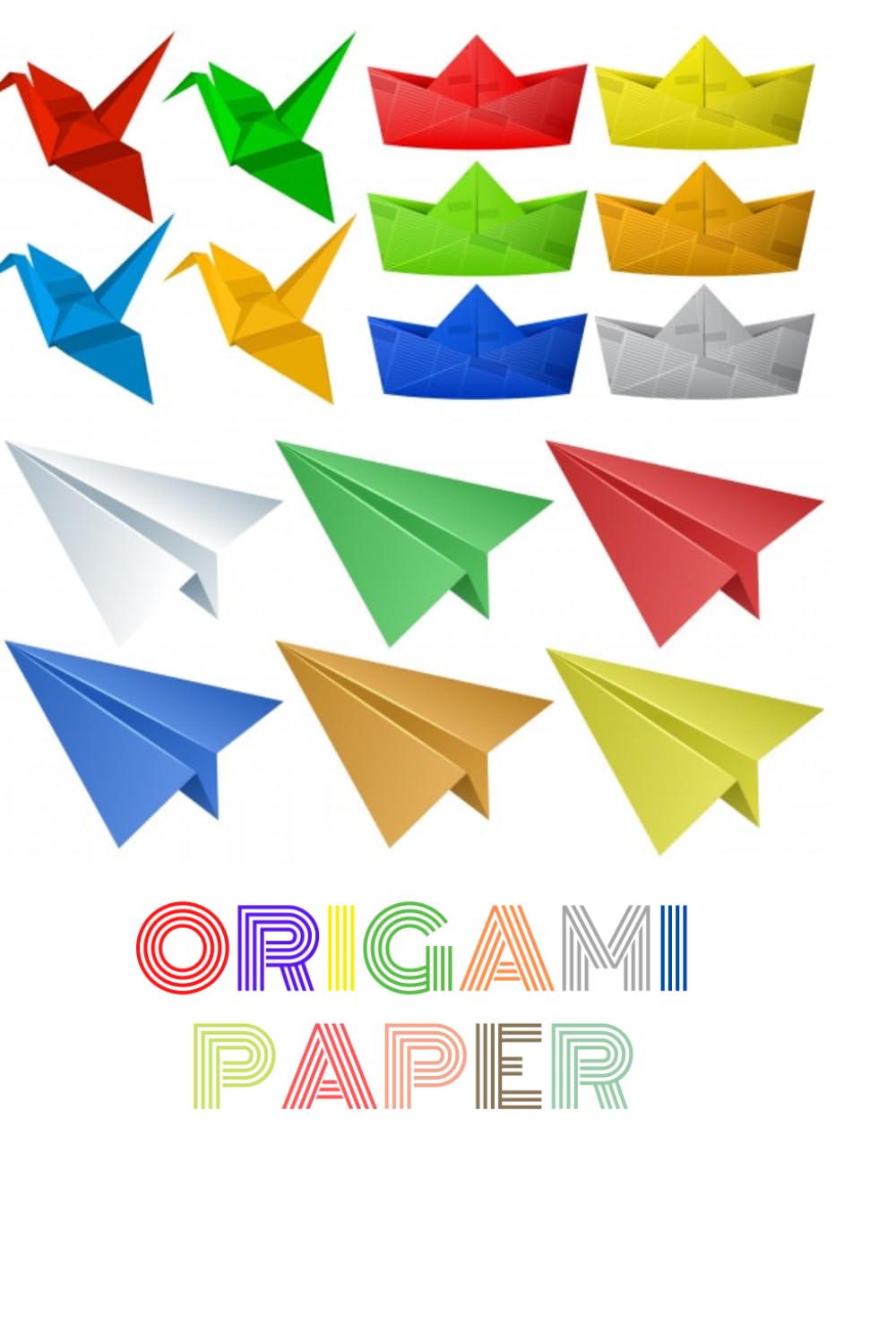 Origami Ppaer: Colored Origami Paper Double Sided: 200 Sheets For Crafts Project And Art, 40 Colors Origami Paper, Size (6 x 9) inches.      Paperback – March 29, 2026