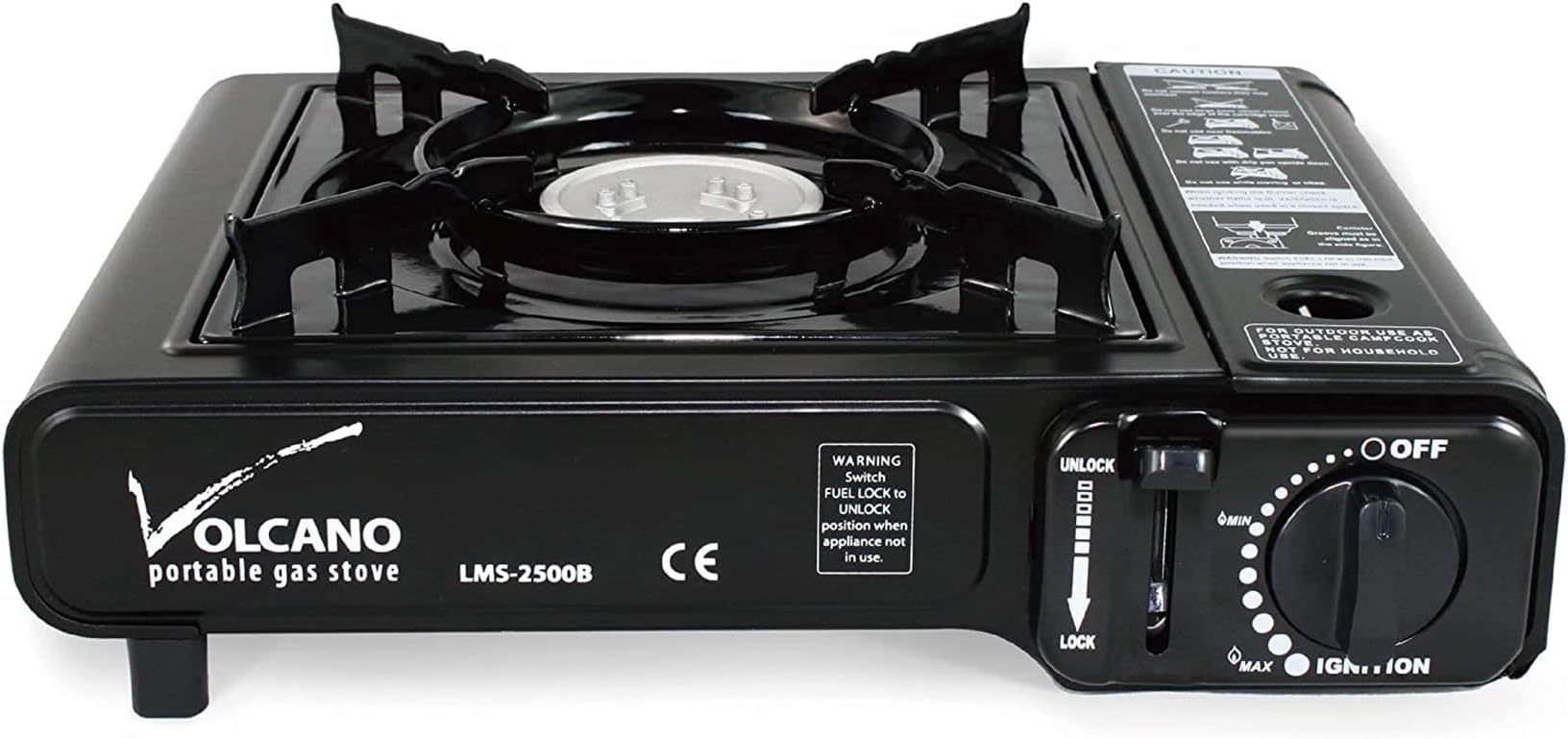 ROM AMERICA, INC. Portable Butane Gas Stove Burner Camping Stove with Carrying Case ๊ฐ์ค๋ฒ๋