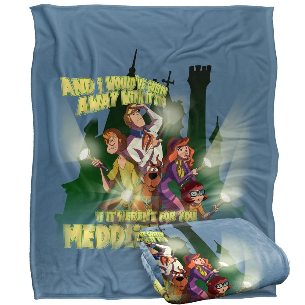 Logovision Multicolor Scooby Doo! Wouldve Gotten Away With Officially Licensed Silky Touch Super Soft Throw Blanket 152 X 127 Cm