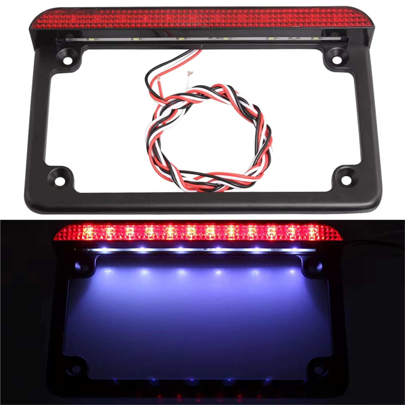 Support Plaque D'immatriculation Moto Porte-plaque