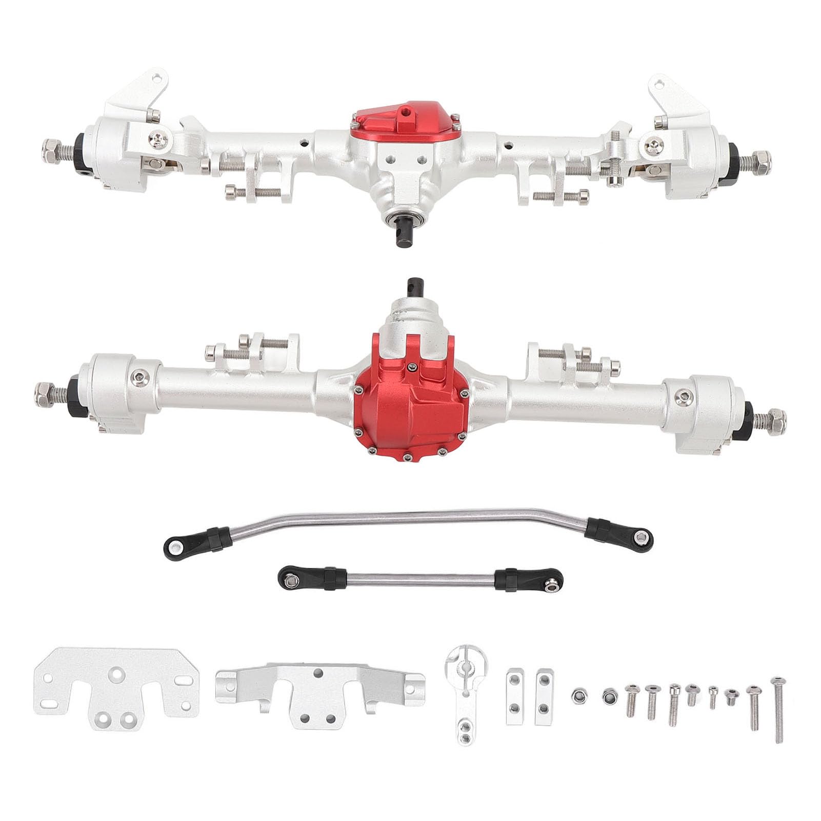 Changor RC Car Przednia Tylna oś Portalowa zespół ze Stopu Aluminium o