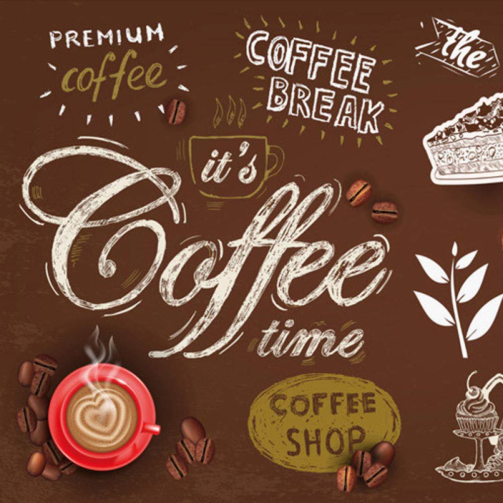 Personalizado De Cualquier Tamaño Estilo Europeo Retro Pintado A Mano Cartel Mural Papel Tapiz Cafetería Restaurante Fondo Papel De Pintura De Pared,200 * 140Cm