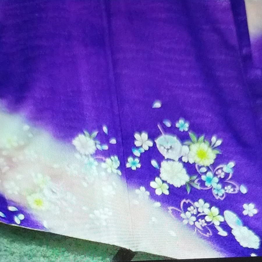 正絹京友禅振袖お仕立上げ品国内手縫い仕立て品‼️