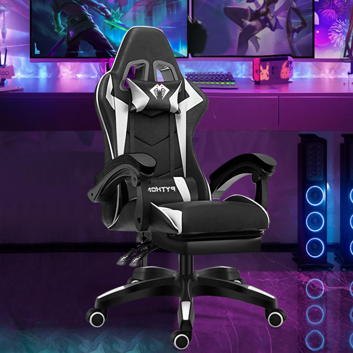 Cadeira Ergonomica Gamer(Branco) | Amazon.com.br