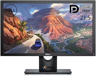 【整備済み品】 Dell モニター 21.5インチ ワイドスクリーン(16:9) E2216H(フルHD1920*1080/TN非光沢/VGA/DP) (整備済み品)