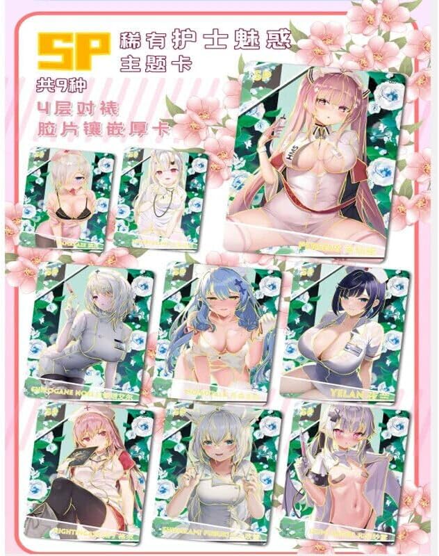 Miniatura 8 de Goddess Story Booster Box Anime Waifu - Juego de cartas coleccionables para fiesta de doncella, fiesta de niña, ACG SAC CCG TCG (EGC 4)