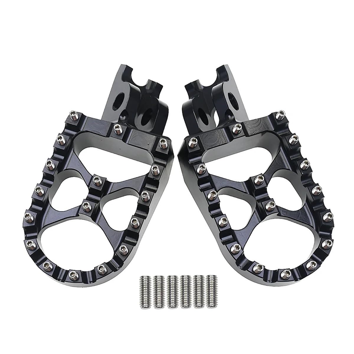 Motorrad Fußrasten Motorrad Fußrasten Stützen Pedale Fußrasten Für CR CRF 125 250 125R 150R 250R 250X 450R 450X 250RX 450RX 250F 250L 450L