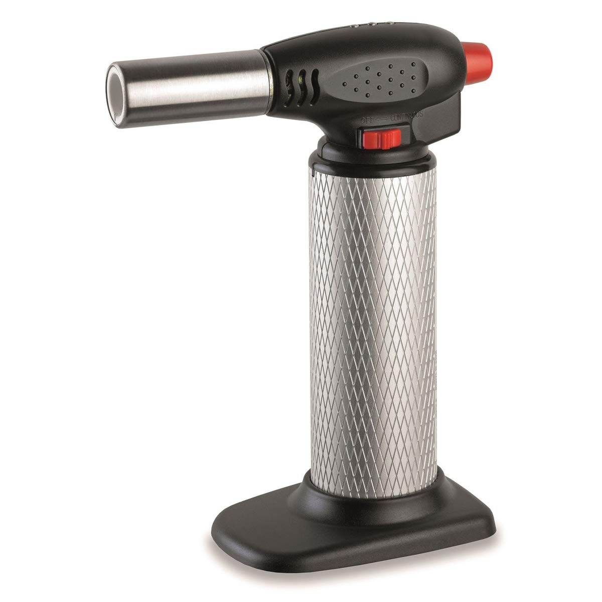 KEMPER - Soplete de cocina de gas recargable + recambios de llama ajustable para crema quemada barbacoa pastelería