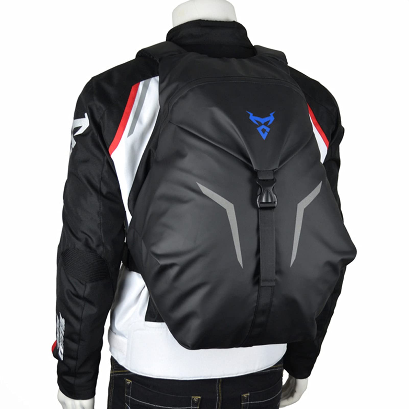 Borsa per Casco da Moto Zaino da Ciclismo Design Ergonomico dello Zaino Ragionevolmente Disperdere La Pressione E Comodo da Usare Utilizzato per La Guida in Motocicletta, L'uso in Viaggio