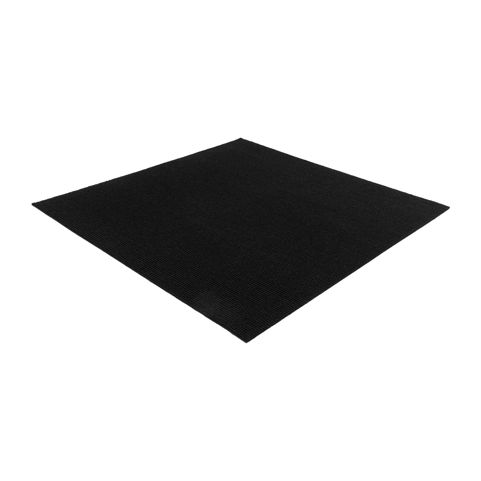 teppichfliesen selbstklebend 24" X Abziehen und Aufkleben Teppichfliesen 15 Stück Gewerbe & Heim Geräuschreduzierung Schwarz