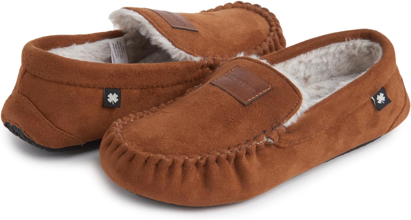 Lucky Brand Boy's Moccasin Slippers – Cozy and Stylish Indoor Footwear for Boys - Image 4