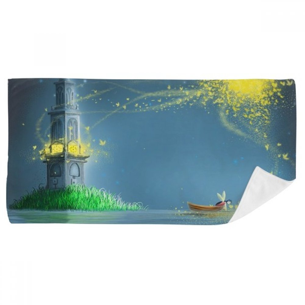 Serviette de bain 35X70Cm multicolore pour en finir avec la peau rêche
