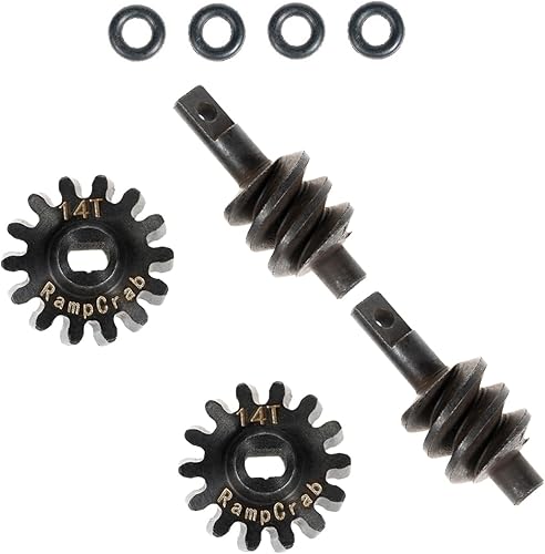 Miniatura 6 de Overdrive - Juego de engranajes diferenciales 13T, 2 juegos, acero endurecido, 1/24, piezas de actualización para Axial SCX24 Bronco Deadbolt JLU