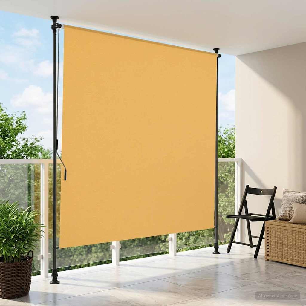 Tenda a Rullo Esterna 200x270 cm Sabbia per Balcone e Giardino