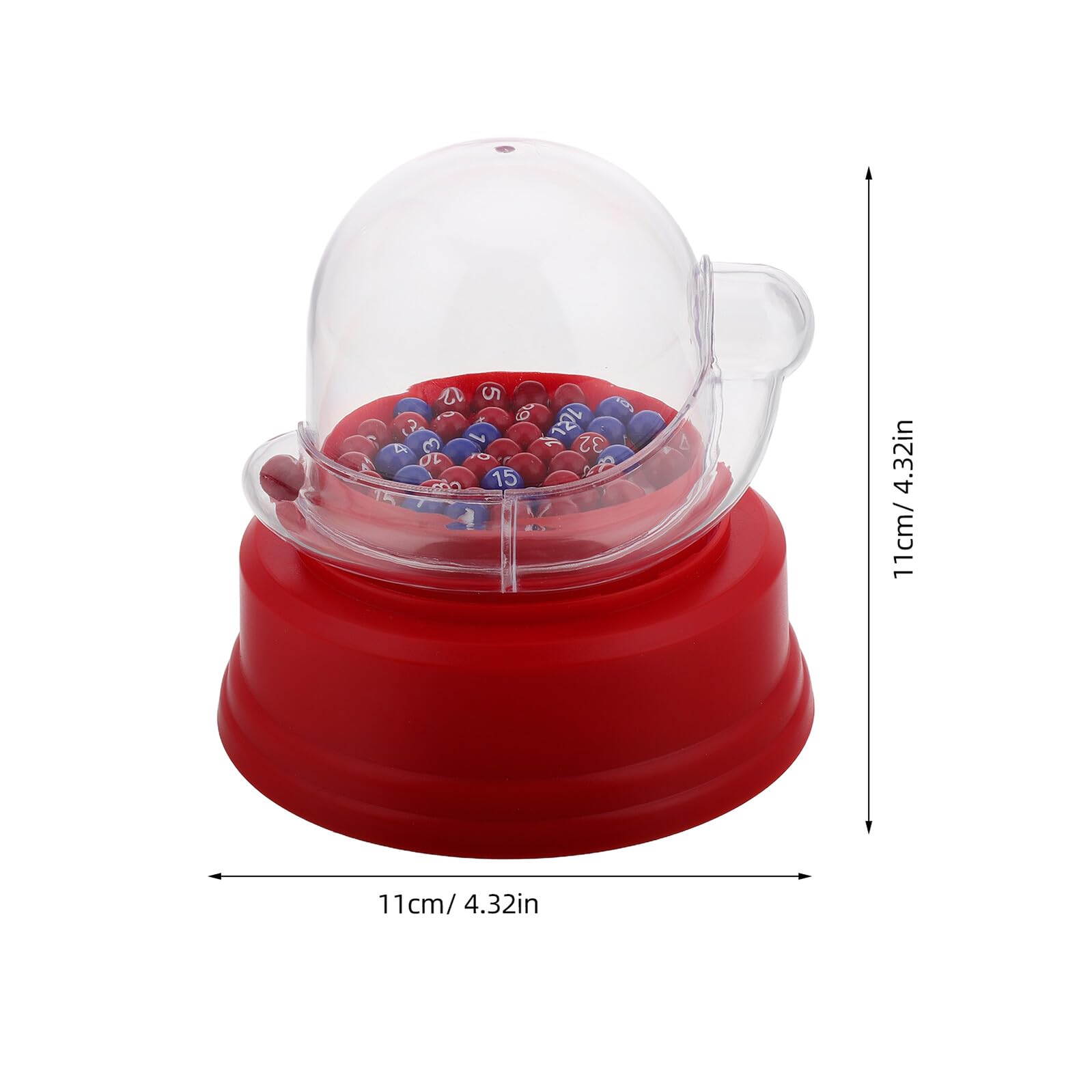 ERINGOGO Máquina Eléctrica de Lotería para Selector de Números con Bolas de Plástico Juego de Mesa para Fiestas Familiares Juguete Multifuncional para Entretenimiento Infantil