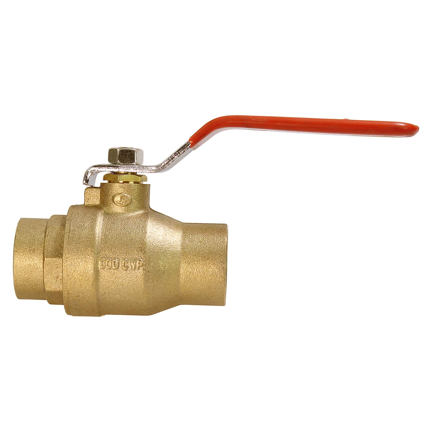 Midline Valve Robinet à boisseau sphérique 522C434 en laiton de qualité supérieure avec raccords anti-transpiration de 6,3 cm