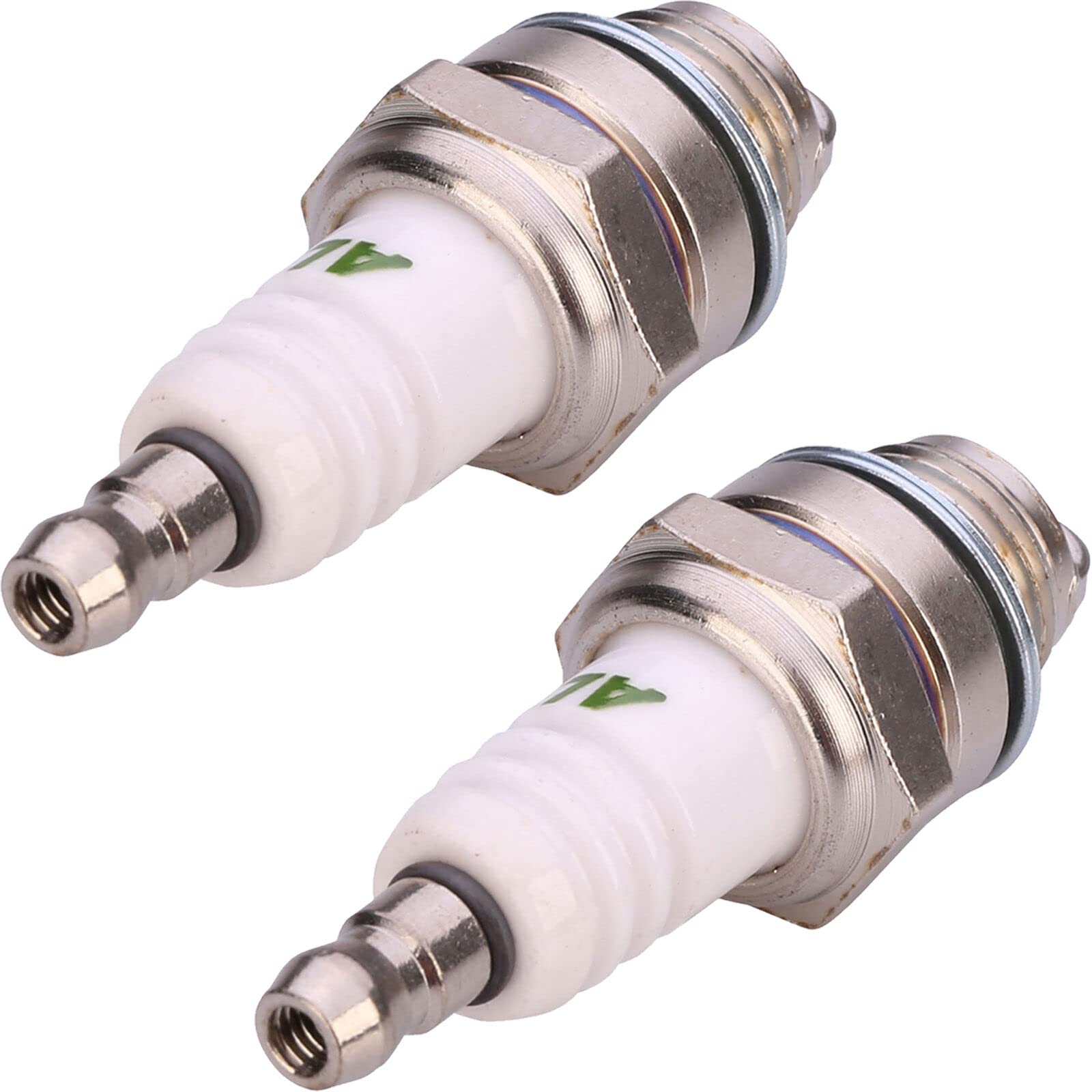 Masterpart 2 x ALM CJ8 Standard Spark Plug Universal Lawnmower Strimmer Petrol Enginges