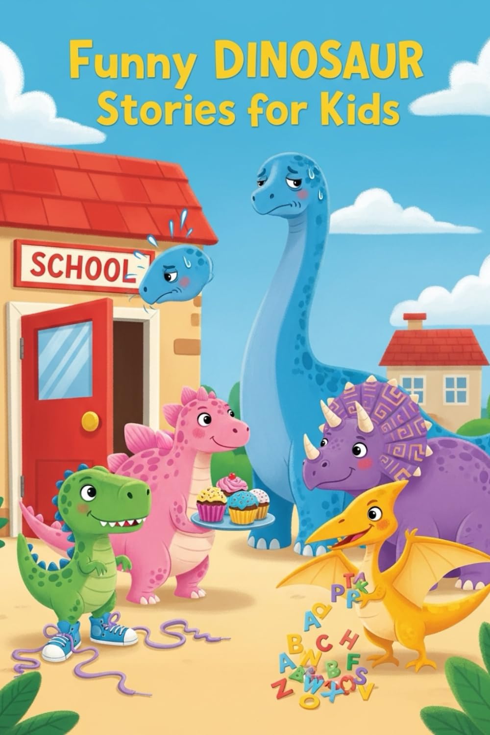 Funny Dinosaur Stories for Kids: A Hilarious Illustrated Story Collection About Friendship, Kindness, and Confidence for Ages 7–12