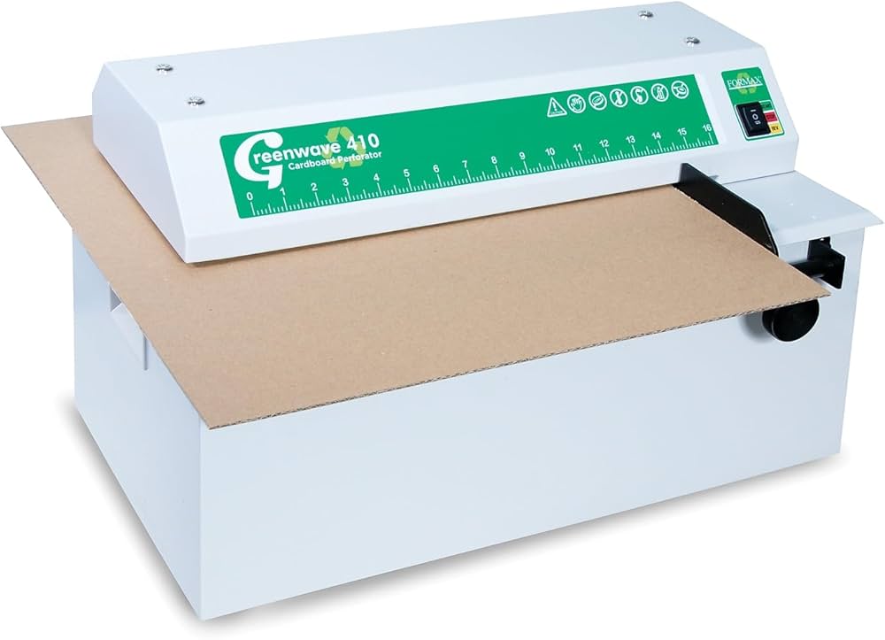 Amazon | Formax GREENWAVE 410 厚紙パーフォレータ 段ボールを梱包材