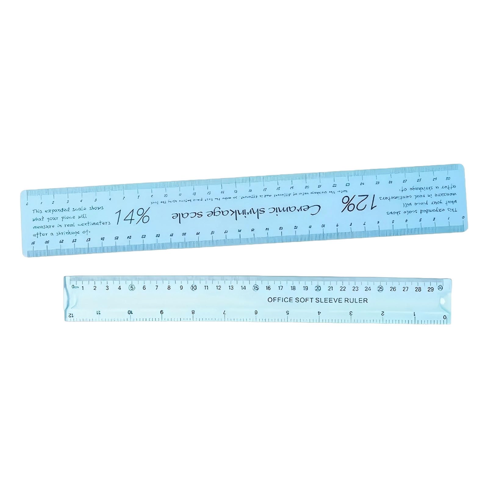 Ceramic Measuring Scale with Matching Band for Pottery Classes and Gift Giving Earthenware Artist Supplies