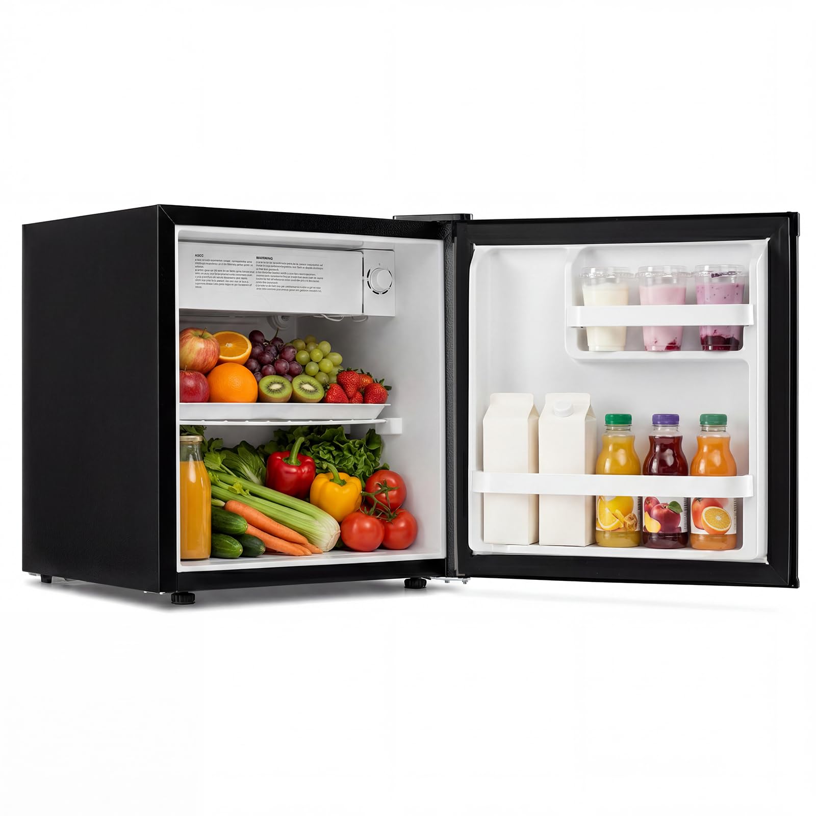ARLIME HE-U3MW-FD 1.5 cu ft Compact Fridge Black