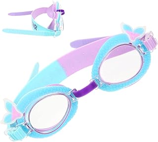 INOOMP Mermaid Goggles Toddler Goggles for Swimming Dive Gear Beach Gear Swimming Goggles for Kids 3-6 Girls Toddler Goggles 2 Years Old Toddlers Swimming Goggles Swimming Kids Goggle PC