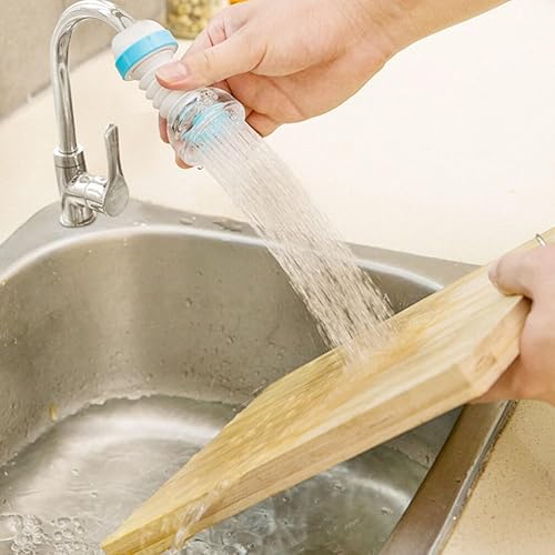 Miniatura 8 de Scicalife Cabezal de grifo de cocina flexible movible con filtro giratorio de 360 grados giratorio para ahorro de agua, difusor de agua purificador