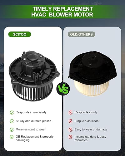 Miniatura 5 de SCITOO 700227 Motor soplador HVAC para Chrysler Fit para Chrysler 1995-2000 para Chrysler Sebring, 1995-2000 para Dodge Avenger, 1995-1998 Eagle