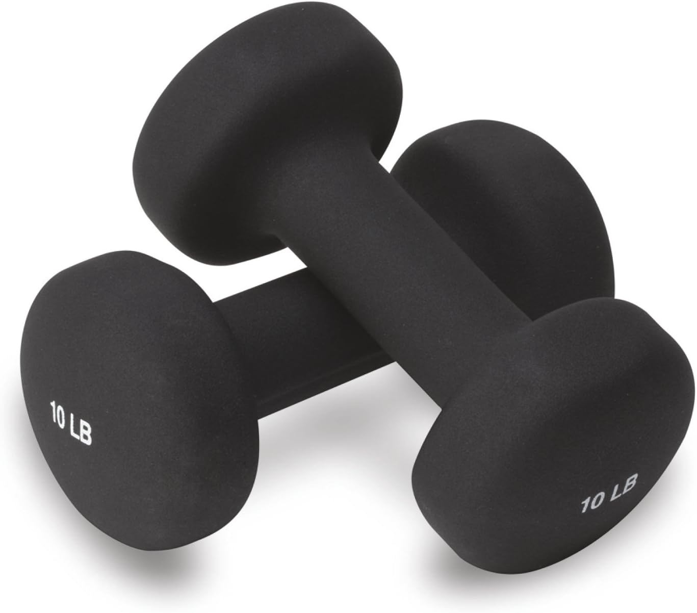 Valeo Neoprene Hand Weights for Fitness Training, Includes Exercise Wall Chart