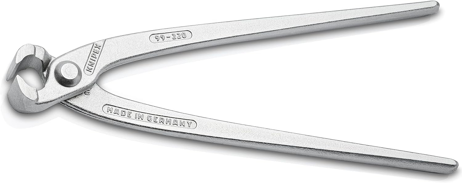 KNIPEX Concreters' Nipper 220 Mm - Wire Twisting And Cutting Tool, Hardened Cutting Edges - View #9