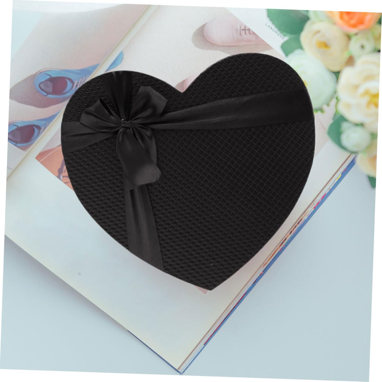 OFFIGAM 2stücke Herzförmige Geschenkbox Aus Pappe Kompakt Und Leicht Für Ohrringe Armbänder Halsketten Und Kleine Gegenstände Für Verlobungsgeschenke Jubiläen Und Hochzeitsanträge