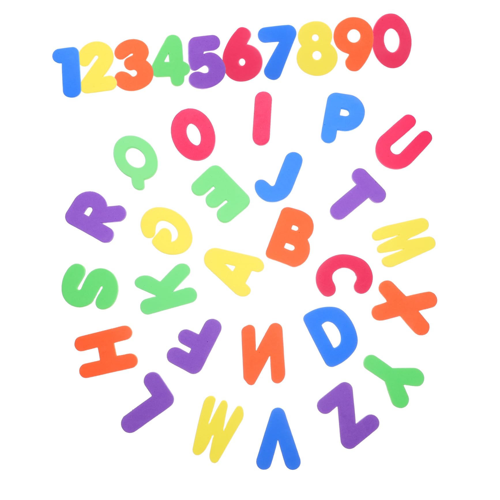 WEKAMOS Juguete para Baño Educativo de EVA con Letras y Números Colores Pastel para Aprendizaje Infantil Bañera Estimula Habilidades Cognitivas y Reconocimiento de Formas y Colores