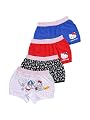 BODYCARE Girls Printed Shorts Pack of 4 Print Suitable for All Day wear with Ultrasoft and Durable Waistband for Rash Fr