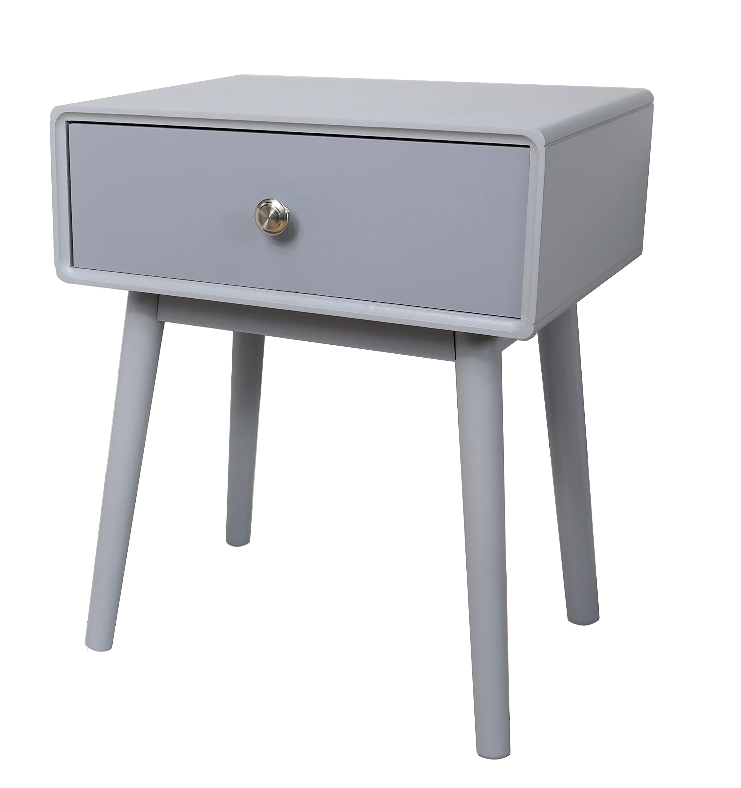 ASPECT Niva Bedside Table With One Drawer (Grey)
