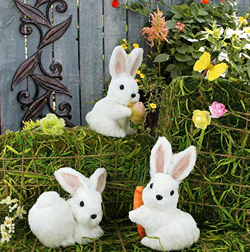 Nature-Vibe-Sisal-Baby-Bunny-Easter-DecorationsSet-of-3-White-Easter-Bunny-Family-for-Home-Decorations-or-Seasonal-PartiesCute-Rabbit-Decor-as-Decorative-Farm-Animals-for-Spring-Decor Nature Vibe Sisal Baby Bunny Easter DecorationsSet of 3 White Easter Bunny Family for Home Decorations or Seasonal PartiesCute Rabbit Decor as Decorative Farm Animals for Spring Decor