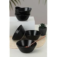 Keramika Mat Siyah Hitit  orba Kasesi 14 Cm 6 Adet, ST042406F956A0000000AKA500