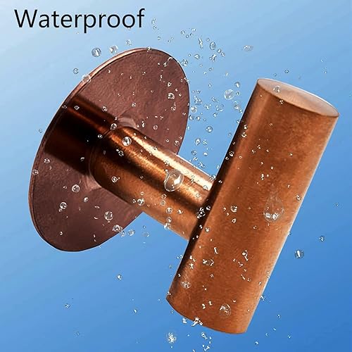 Miniatura 8 de Biomoty Ganchos de pared adhesivos de cromo pulido, paquete de 2 ganchos para toallas de baño y puertas de cocina, ganchos para colgar en la pared