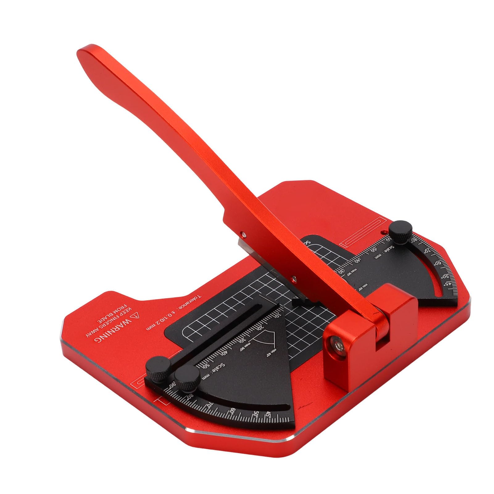 Generic Taglierina per Troncatrice con Struttura Simmetrica per Stazione di Taglio Angolare per Modellismo, Strumento in Acciaio Al Carbonio in Lega di Alluminio per Modellisti