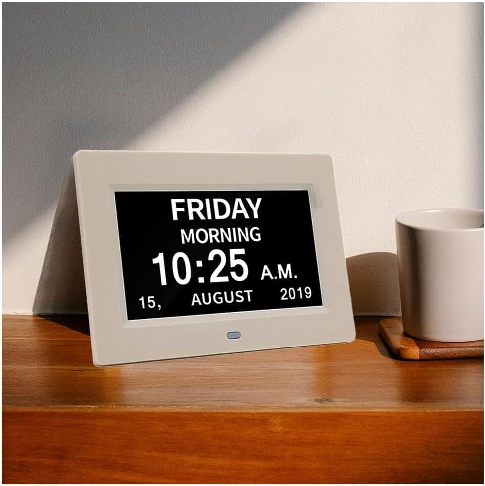 Karlsson Flip Calendar Wall Clock White Mini Flip,White, 24.5x24,5x10cm