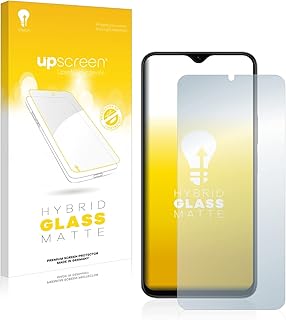 upscreen Matte Screen Protector Glass Film compatible with Honor Play 6C - Anti-Glare, Anti-Fingerprint, 9H Glass Protection