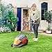 LawnMaster 1700W 33cm Electric Hover Mower with Grass Collection Box and Strimmer Set (350W 2-in-1 Grass Trimmer and Edger) 2 Year Guarantee
