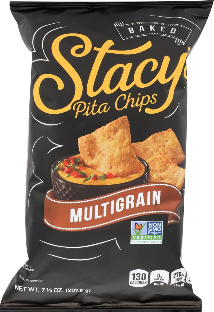 Stacy's Multigrain Pita Chips 7.33 oz. Bag (Pack of 3)