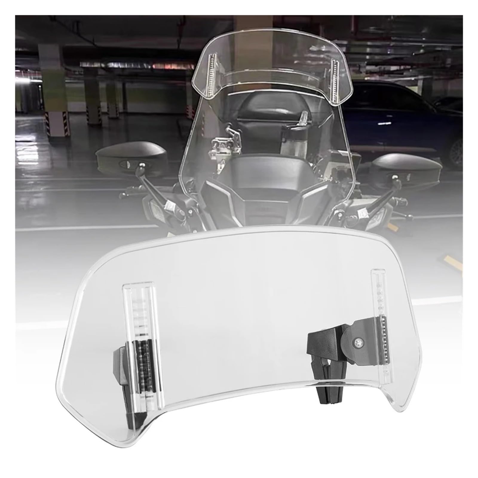 Estensione Universale Per Parabrezza Per Motocicletta Deflettore Regolabile Con Morsetto Per Parabrezza Per BM&W Per KAWASAKI Per Yam&aha Per Hon&da Deflettori